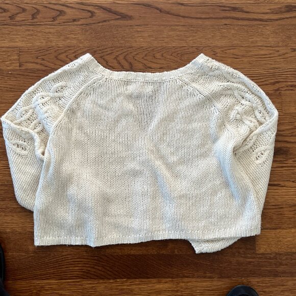 Lucky Brand Soft Cardigan -Ivory - Light Layer - L - Acrylic - VGUC - So Soft! - Picture 5 of 13